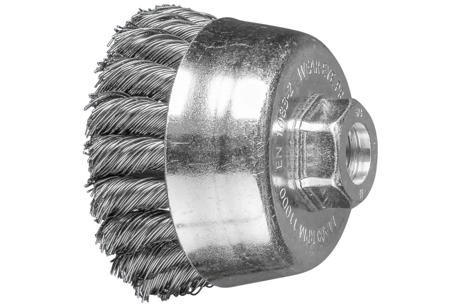 Picture of Pferd Knot Wire Cup Brush Psf 3-1/2" Dia. .020 Carbon Steel 5/8-11" Thread